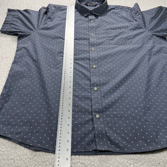 Travis Mathew Button Down Shirt Men’s 3XL Navy Smart Casual Golf Athliesure - Picture 10 of 10